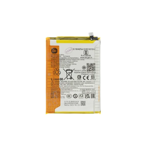 BN5Q Xiaomi eredeti akkumulátor 5000mAh (Szervíz csomag) - 1