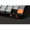 Keychron K5 Max RGB Piros kapcsolós vezeték nélküli, alacsony profilú billentyűzet (fekete) [K5M-H1] thumbnail