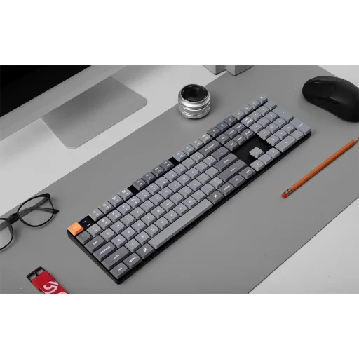 Keychron K5 Max RGB Piros kapcsolós vezeték nélküli, alacsony profilú billentyűzet (fekete) [K5M-H1] - 7
