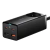 Baseus GaN3 Pro hálózati elosztó töltő 2xUSB + 2xUSB-C + AC, 65W (fekete) - 2