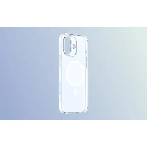 Baseus Crystal Mágneses Tok iPhone 16 TouchButton (átlátszó) - 2