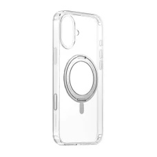 Baseus SkyRing 360 Mágneses Tok Állvánnyal iPhone 16 (átlátszó) tok