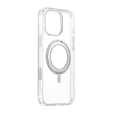 Baseus SkyRing 360 Mágneses Tok Állvánnyal iPhone 16 Pro (átlátszó) tok
