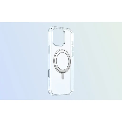 Baseus SkyRing 360 Mágneses Tok Állvánnyal iPhone 16 Pro (átlátszó) tok - 2