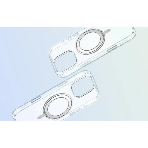 Baseus SkyRing 360 Mágneses Tok Állvánnyal iPhone 16 Pro (átlátszó) tok - 6