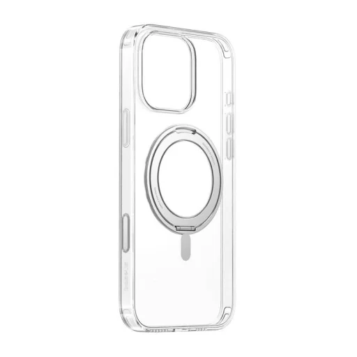 Baseus SkyRing 360 Mágneses Tok Állvánnyal iPhone 16 Pro (átlátszó) tok - 1