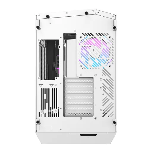 Darkflash DY470 számítógép ház (fehér) + 4 ventilátor + GPU tartó - 5