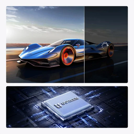 HDMI Transmitter Ugreen CM737 vezeték nélküli adó és vevő - Fekete és Ezüst - 4