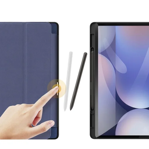 Samsung Galaxy Tab S10 Plus/S9 Plus/S9 FE Plus Kék Dux Ducis Domo tok - 9