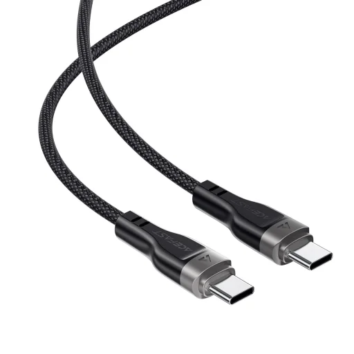 3 az 1-ben kábel Acefast C11-03 USB-C - USB-C 480Mb/s 100W 1,2 m - fekete - 4