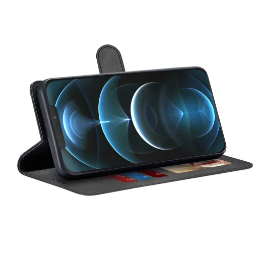  Techsuit - Határidőnapló tok - iPhone 12 Pro Max - Fekete - 2