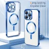  Techsuit - Luxus Kristály MagSafe - iPhone 12 Pro Max - Mélykék tok thumbnail