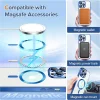  Techsuit - Luxus Kristály MagSafe - iPhone 12 Pro Max - Mélykék tok thumbnail