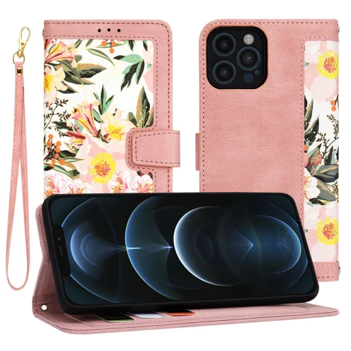  Techsuit - FlipCraft - iPhone 12 Pro Max - Édes rózsaszín tok - 1