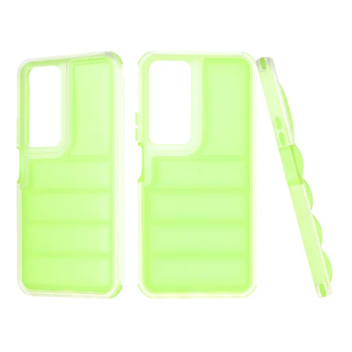  Techsuit - Hullám Pajzs - Honor X7b / X7b 5G / 90 SMART - Zöld tok - 4