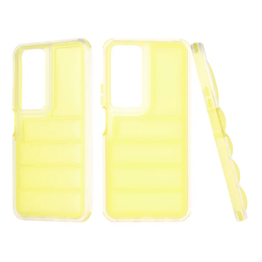  Techsuit - Hullám pajzs - Honor X7b / X7b 5G / 90 SMART - Sárga tok - 4