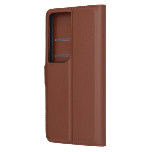  Techsuit - Bőr Tok - Honor X7b / X7b 5G / 90 SMART - Barna tok - 5