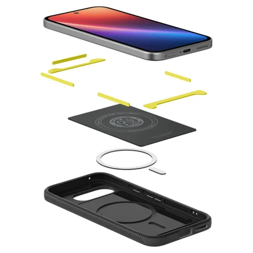 Google Pixel 9A matt fekete Spigen Rugged Armor Mag Magsafe tok - 9
