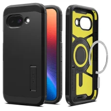 Google Pixel 9a čierne puzdro Spigen Tough Armor Mag Magsafe