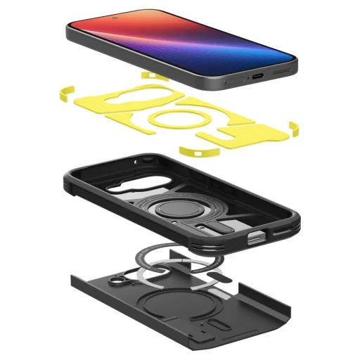  Google Pixel 9a Fekete Spigen Tough Armor Mag Magsafe tok - 8