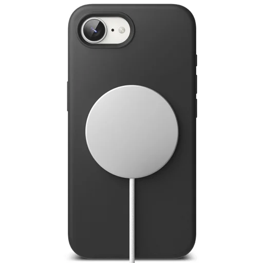  Ringke - Szilikon Mágneses MagSafe - iPhone 16e/17e  - Fekete tok - 4
