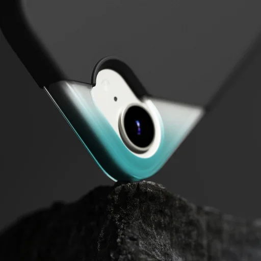  Ringke - Szilikon Mágneses MagSafe - iPhone 16e/17e  - Fekete tok - 7