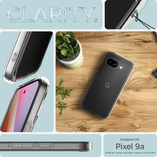  Google Pixel 9A átlátszó Spigen Ultra Hybrid tok - 9