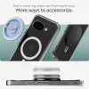 Google Pixel 9a priehľadné/biele Spigen Ultra Hybrid Mag Magsafe puzdro thumbnail