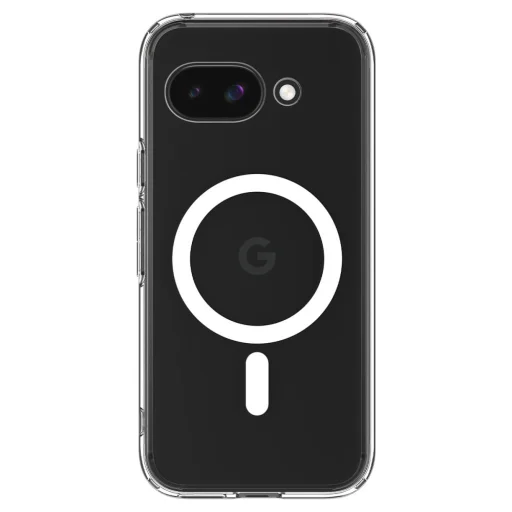 Google Pixel 9a priehľadné/biele Spigen Ultra Hybrid Mag Magsafe puzdro - 2