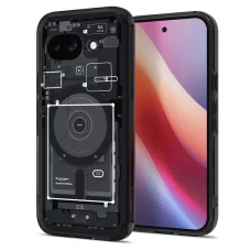  Google Pixel 9a Fekete Spigen Ultra Hybrid Mag Magsafe Zero One tok