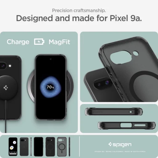 Spigen Ultra Hybrid Mag Magsafe Google Pixel 9A Mrazivý Čierny obal - 14
