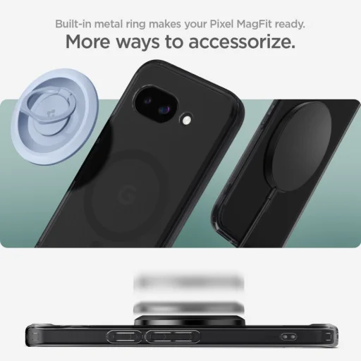 Spigen Ultra Hybrid Mag Magsafe Google Pixel 9A Mrazivý Čierny obal - 11