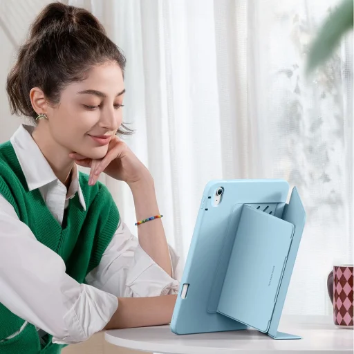 ESR Flip Hybrid iPad Air 13” 1 / 2 / 2024-2025 Égkék tok - 8