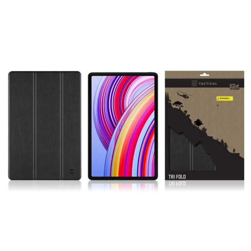 Tactical Trifold Fliptok Xiaomi Redmi Pad Pro 12.1-hez Fekete - 3