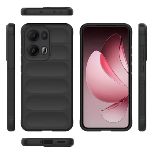  Techsuit - Varázspajzs - Oppo Reno13 Pro - Fekete tok - 2