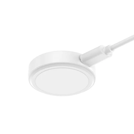 Techsuit - Okosóra Vezeték Nélküli Töltőkábel (THC3) - Honor Watch 5 / GS4 / 4 / GS3 számára, USB - Fehér - 4