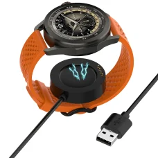 Techsuit - Vezeték nélküli töltőkábel okosórákhoz (TXC9) - Xiaomi Watch S4 Sporthoz, USB - Fekete