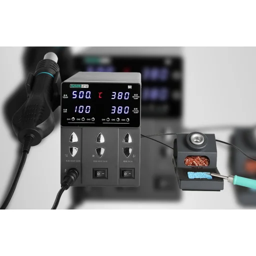 SUGON 212 2 az 1-ben Forrólevegős Forrasztóállomás + T12 Fújópáka - 6