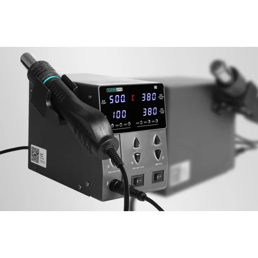 SUGON 212 2 az 1-ben Forrólevegős Forrasztóállomás + T12 Fújópáka - 11