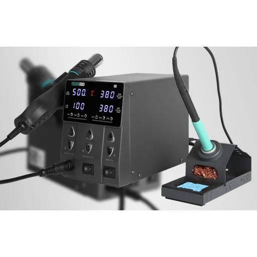 SUGON 212 2 az 1-ben Forrólevegős Forrasztóállomás + T12 Fújópáka - 12