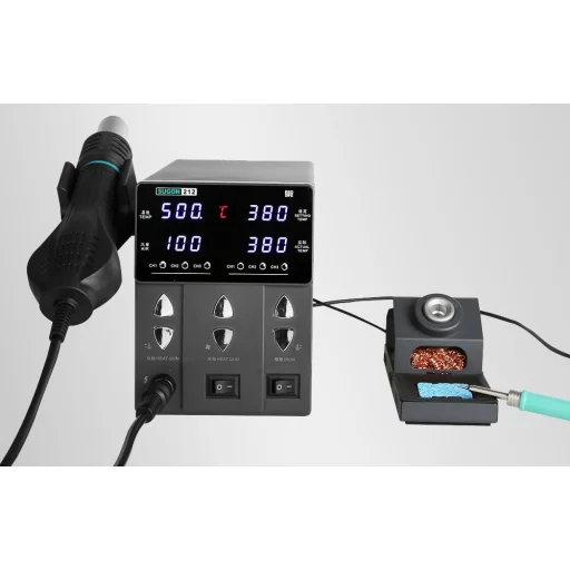 SUGON 212 2 az 1-ben Forrólevegős Forrasztóállomás + T12 Fújópáka - 5