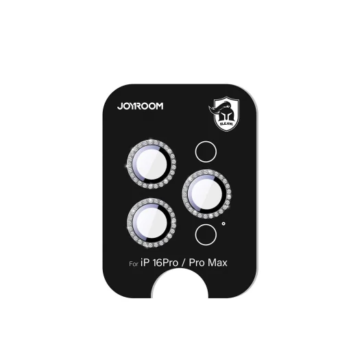 Joyroom JR-MSJ0307 üvegfólia iPhone 16 Pro/16 Pro Max kamera lencsékhez - Fekete - 1
