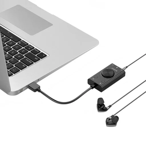 Orico SC2 Külső Multifunkciós Hangkártya USB-A-val - Fekete - 4