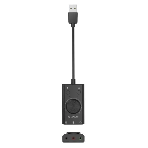 Orico SC2 Külső Multifunkciós Hangkártya USB-A-val - Fekete - 1
