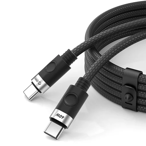 Orico CDX 60W 3A Power Delivery USB-C - USB-C 1m kábel - Fekete - 1