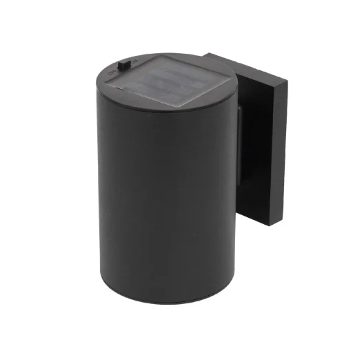 Home MX654 napelemes díszvilágítás, falilámpa, 1 db melegfehér LED, akkumulátor, fém és műanyag - 2