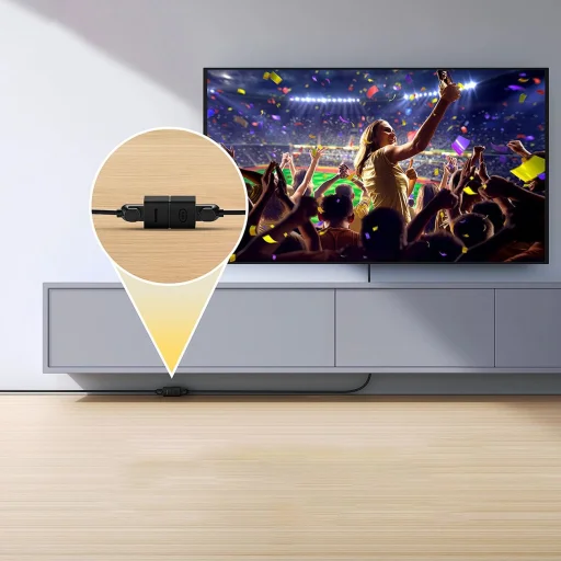 Baseus AirJoy Series Ethernet kábel csatlakozó RJ-45 2 db - fekete - 13