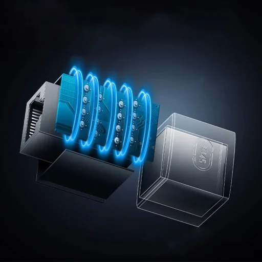 Baseus AirJoy Series Ethernet kábel csatlakozó RJ-45 2 db - fekete - 15