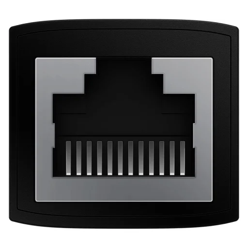 Baseus AirJoy Series Ethernet kábel csatlakozó RJ-45 2 db - fekete - 4