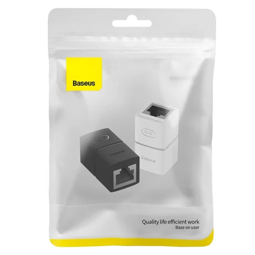 Baseus AirJoy Series Ethernet kábel csatlakozó RJ-45 2 db - fekete - 7